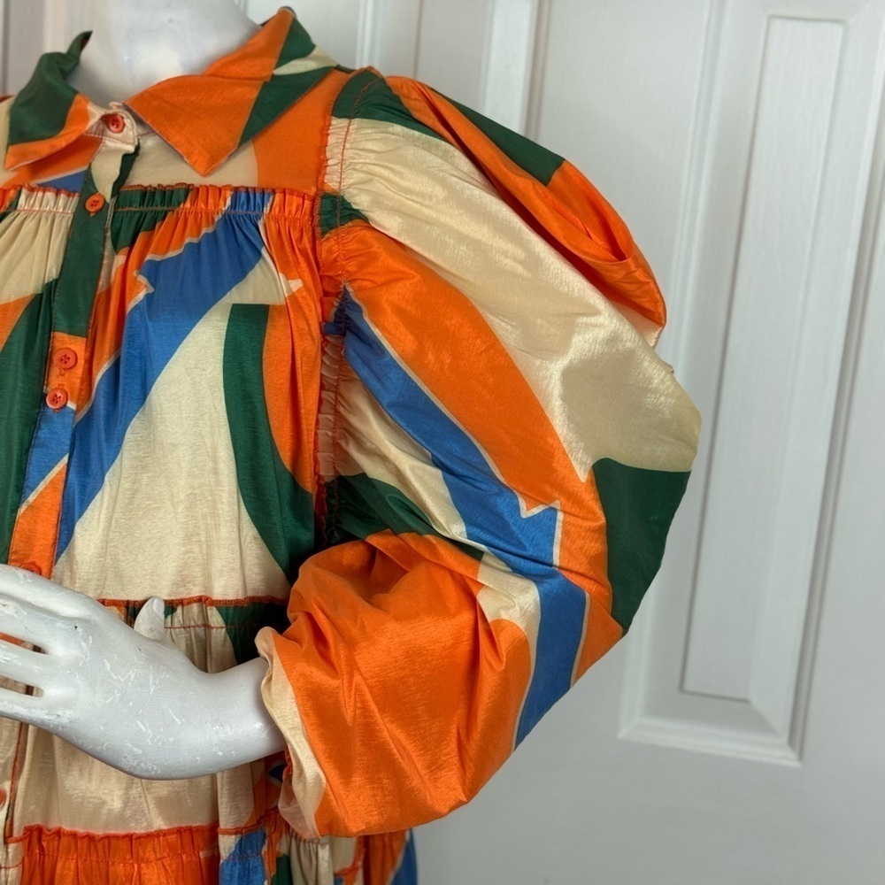 LOVE HICHLICHT Colorful Geometric Women's Dress Size 3XL. C21 - Picture 7 of 16
